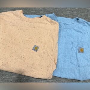 2 Men’s Carhartt tshirts.  Size M . Barely worn